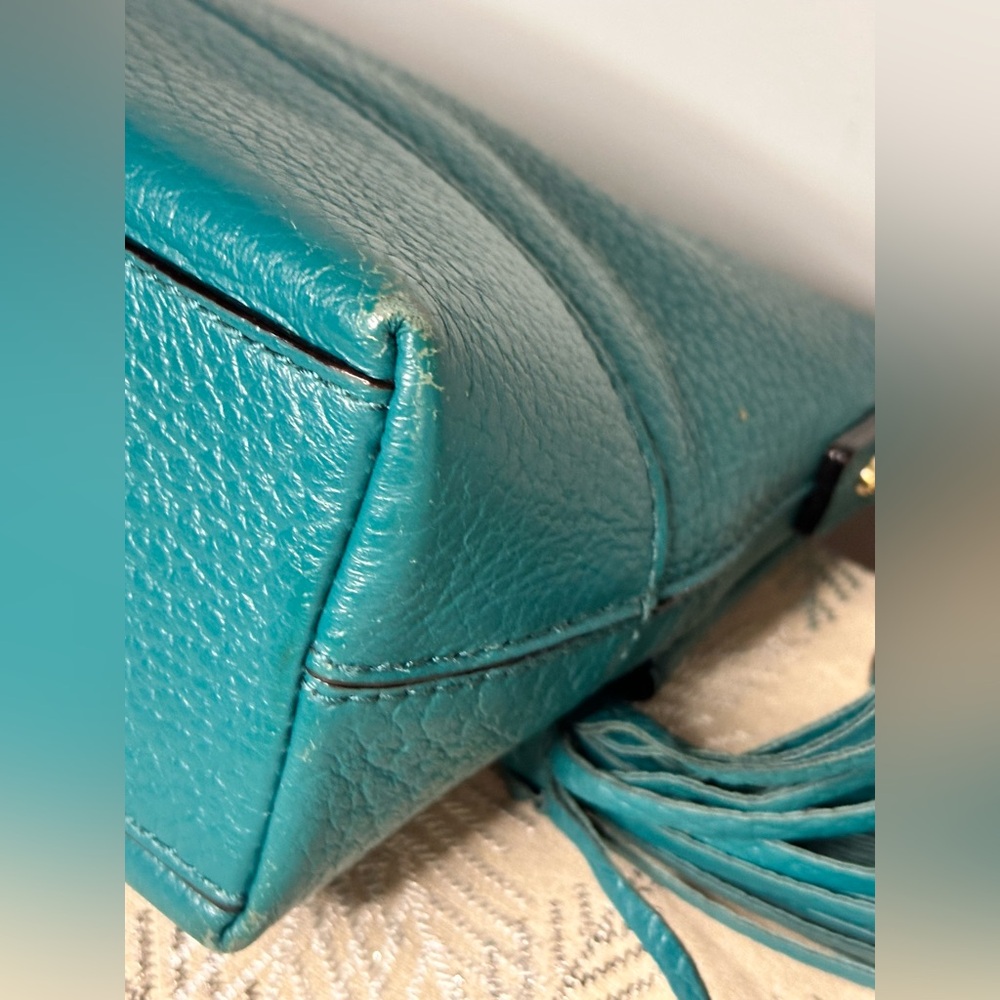 KATE SPADE NEW YORK SOUTHPORT AVE  CARMEN GREEN HAND BAG CROSSBODY - Picture 7 of 15